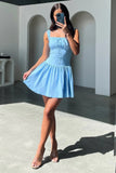 Elegance Elegant Women's New Slings Sexy Low-Chest Girded Waist Dress