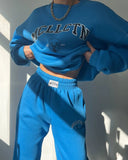 Women's Casual Fashion Print Thick Set Plus Velvet Long Sleeves