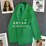 Zingj Fried Street Small Suit Jacket Female 2024 Spring And Autumn New Korean Version Web Celebrity Temperament Small Casual