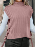 And Winter New Women's High-Color High-Collar Sleeveless Side With Jacket