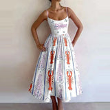 2025 New Women's Fashion Print Folds To The Waist Sling