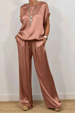 And Summer 2025 New Trendy Loose Shirt Broad Leg Trousers Casual