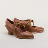 Hollow High Heel With Large-Size Single-Shoe Women's Sharp Leather Face Shallow Casual