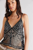 Women's New Sexy Butterfly Print Blouse V-Neckless Small