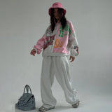 And Winter Round Collar Splicing Set Of Women Warm And Comfortable Trend Fashion