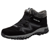 Heightening Couple Snow Boots Winter Plus Velvet Warm Men's And Women's Outdoor Cotton Shoes In The Gang Sports Cotton Shoes Men's