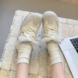 Agment Training Shoes Women's Shoes 2025 New Burst Summer Thin Breathable Sports Leisure Small Whiteboard Women's