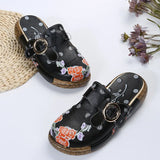 Summer Cool Slippers Women's National Style Candy Color Beach Bag Head Slippers