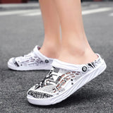 Men's Hole Shoes Trend Outdoor Wearing Slippers Personality Double-Use Cool Drag Home Comfortable Summer Baotou Beach