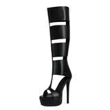 Music Festival Fashion Hot Girl Water Table With Large Size Female Cool Boots Boots