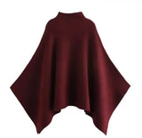 Women's Explosive Fashion Casual Asymmetric Knitted Cloak