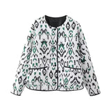Women's ZA Autumn And Winter New Animal Print Cotton Jacket