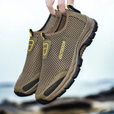 Mountaineering Wading Shoes 2025 Spring And Summer New One-Legged Lazy Shoes Thick-Soled Mesh Breathable Sports Leisure