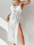 Summer Beach Jersey Knitted Long With Beach Skirt Sunscreen