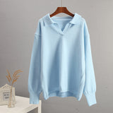 And Winter New Polo Collar Knitted Women's Sweater Hot Selling