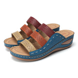Size 43 Casual Roman Caverns Empty Sandals Cross-Dew Slopes And
