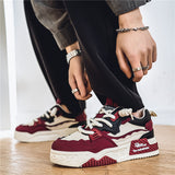 Year's Red Men's Shoes Spring Niche Design Casual Board Shoes Thick Soles Increase 47 Special Large Code 48 Sports