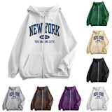 Vintage Hoodie Men Shi Loose Niche Zipper Hoodie Outside Wearing Handsome