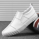 Men's Shoes In The Autumn Of 2025 New Men's Leather Shoes Korean Trend Casual Shoes Men's Trend Flat