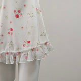 Pure Desire High-Grade Broken Ice Silk Pyjamas Girl 2025 Sweet Lace Sling Pajamas Pajamas Pyjamas Ajamas