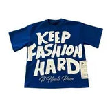 New T-Shirt KEEP Before And After Printing Round Neck Short Sleeve Direct Selling