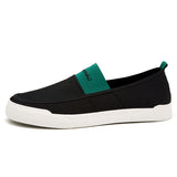 Flash Summer New Men's Shoes Trend Comfortable With Breathable Low Help Flat Sole Pedaling Net Panel