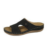 Asia Large-Size Hollow Flowers Thick Bottom Slippers Female Font And Beach Cool Slippers