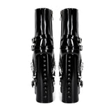 Y2k Rivet Punk Coarse And High-Heeled Size 44 Female Short