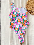 Zingj New Bikini Outside Single Swimsuit One-Piece Women's Swimsuit Print Strap Sexy Bikini