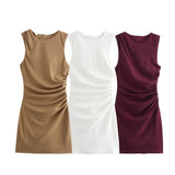 Women's Explosive Three-Color Knitted Wrinkle Decoration