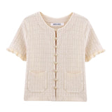 Thoracic Blouse Knitted Jersey Three-Piece Set 4192041 4192043