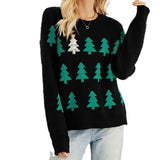 Christmas Tree Jackup Christmas Sweater Women's Casual Jack