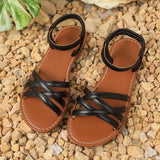 Roman Sandals Women 2025 Summer New Wearing Fashion Anti-Slip Woven Beach Cool