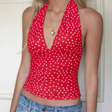 Cloth Forget Sweet Hot Storm Point Hanging Neck Smear Vest Hottie Design Wooden Ear Hem Repair Sling Sling