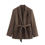 New With Belt Straight Suit Suit 1255791 Trousers