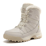 Plus Velvet Women Snow Boots High Help Cotton Boots Northeast Outdoor Cotton Shoes Warm Boots Fashion Leisure