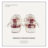 Shoes Destroy Aesthetic Bread Shoes New Year Red Christmas Red Life Year Small Scent Wind Plate Shoes Men And Women The