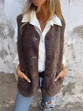 2025 New Shaker Velvet Vest Jacket Loose