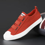 The Autumn Of 2025, The New Men's Shoes Flat-Soled Permeable Board Shoes Korean Version Of The Trend Tied With Canvas Shoes Round-Headed Casual