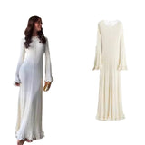 Women's Explosive Folding Wave Side Show-Back Long-Sleeved
