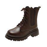 Martin Boots Female 2025 Spring Autumn Fashion Handsome Belt In The British Ankle Boots Spot Direct
