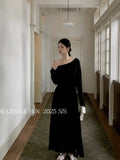Xixi 2025 Summer New Temperament Is Thin And High-Rise Half-Dressed Dress Dress