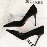 Shoes Women Pumps Gradient Color Matching Shoes High Heels Fashion Office Shoes Stiletto Heels Ladies Shoes Plus Size