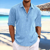 Men's 2025 Summer New Set-Fashion Teen Fashion Loose Long-Sleeved Home Casual