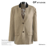 New Splicing Colliding Color Fake Two-Piece Chain Can Be Waist Hooded Jacket Dress
