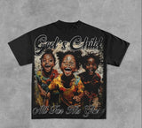 New T-Shirt Foreign Children's Series Before And After The Printing Round-Neck Short-Sleeved Direct Selling