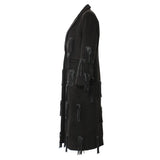 New Personalized Pu Esso Dotted With Long Coat Coat