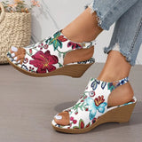 Zingj Size Wedge Sequined Sandals Female Summer 2024 New Lightweight Wedge Heighten