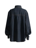 Denim Jacket 2025 Fall Fashion Casual Denim Waist Chain White Commuting Long Sleeves