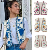 Women's Summer New External Fashion Retro Embroidery Vest